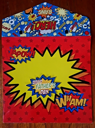 Super Hero Dad Twist n Pop Double Card Kit. by Shirley Taylor