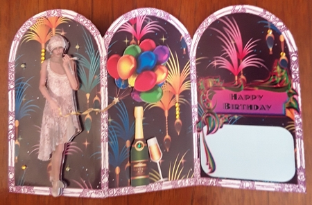 Art Deco Birthday Girl  by Shirley Taylor