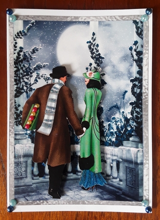 Matching insert for the Design Sheet - Christmas Love 4 by Shirley Taylor