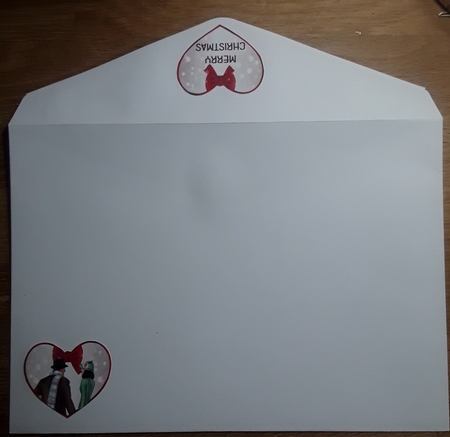 Matching blank insert for the design sheet - Welcome Home for Christmas  by Shirley Taylor