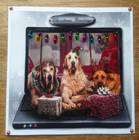 christmas dogs (1) by Shirley Taylor
