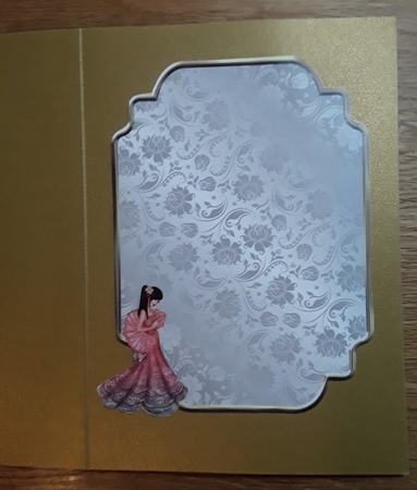 Pretty Geisha - 7x5 inch topper with decoupage by Shirley Taylor