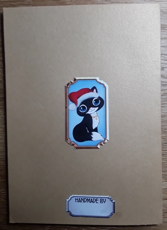 Matching insert for the design sheet - Cute Christmas Kitties by Shirley Taylor