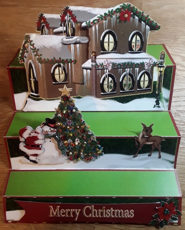 Stair Stepper - Santa on His Way- #8 by Shirley Taylor