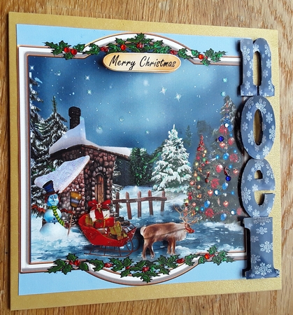 NOEL NOEL  CUT AWAY CARD by Shirley Taylor
