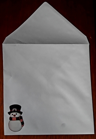 Matching blank insert for the design sheet - Snow Christmas 3 by Shirley Taylor