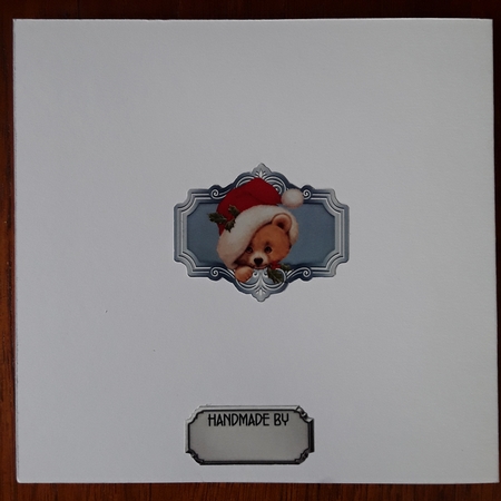 Matching blank insert for the design sheet - Snow Christmas 3 by Shirley Taylor