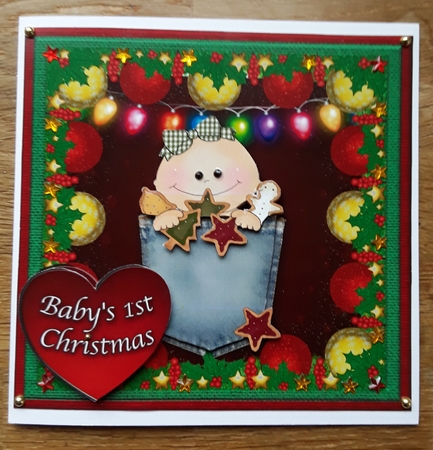 Baby Girls 1st Christmas  by Shirley Taylor