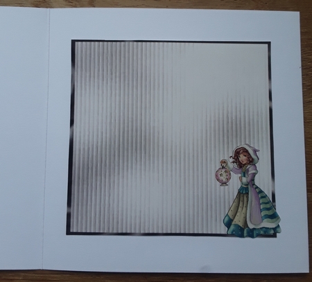 Matching insert for the design sheet - Snow Christmas 8 by Shirley Taylor