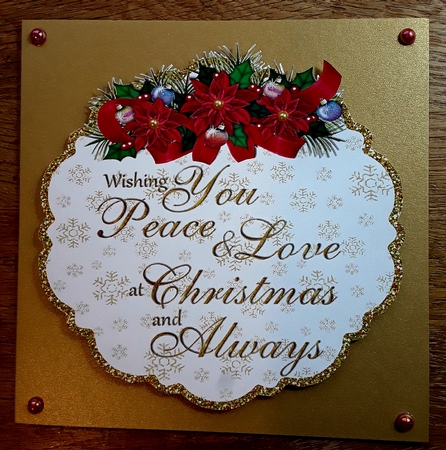 Poinsettia Toppers 2 by Shirley Taylor