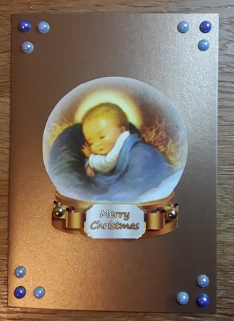 SNOWGLOBES BABY JESUS by Shirley Taylor