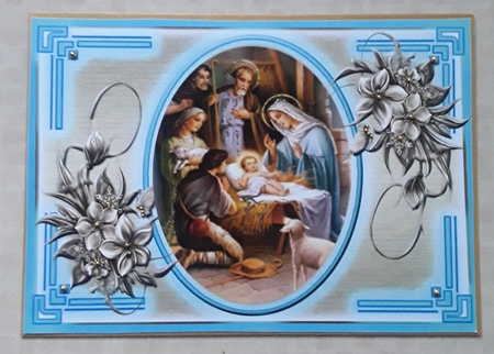 Merry Christmas Religious Theme  # 5 by Shirley Taylor