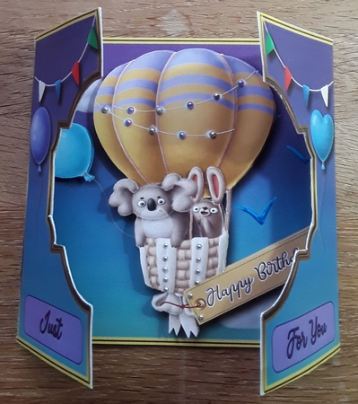 Reach for the sky - Card suitable for either male, female or even children by Shirley Taylor
