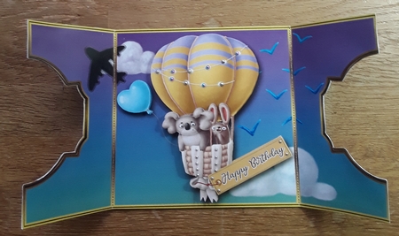 Reach for the sky - Card suitable for either male, female or even children by Shirley Taylor