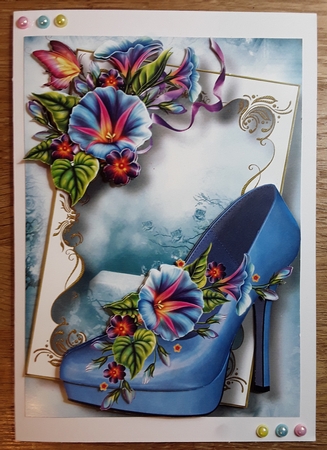 Fabulous Shoes - Morning Glory by Shirley Taylor