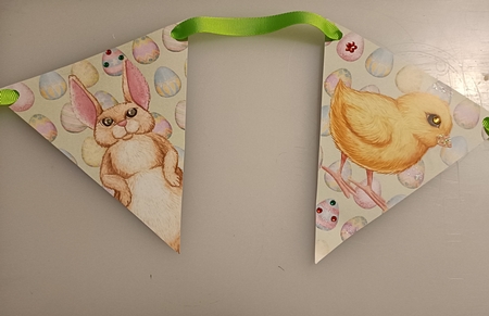 Easter Bunting 1 by Shirley Taylor