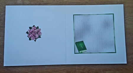 Matching blank insert for the design sheet - Sympathy 6 by Shirley Taylor
