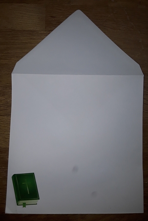 Matching blank insert for the design sheet - Sympathy 7 by Shirley Taylor