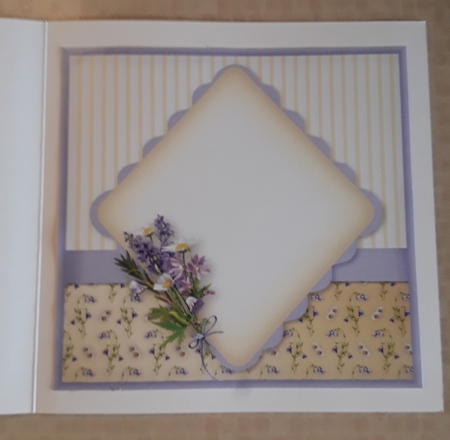 Wildflower Posies - Double Diamond Card Mini Kit by Shirley Taylor