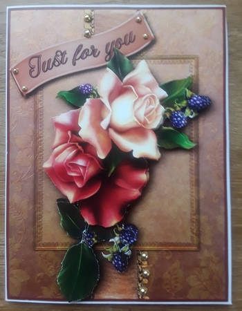 Flower Greetings 1 - Multi Occasions Card  by Shirley Taylor