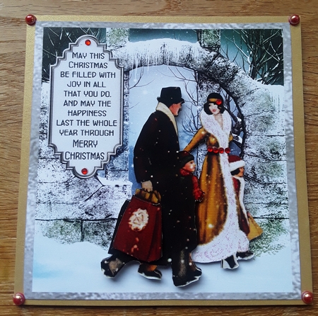 Matching insert for the design sheet - Christmas Shopping 1 by Shirley Taylor