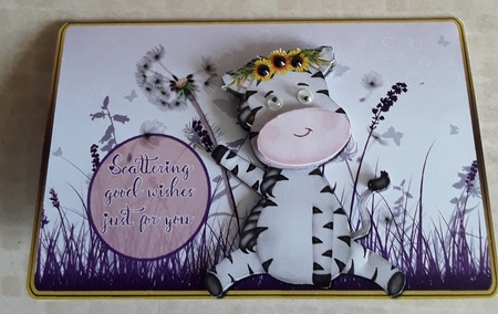 Scattering Wishes - Multi Occasions Card - Cut and Fold by Shirley Taylor