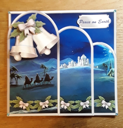Holy Night - Triple Arch Card Mini Kit by Shirley Taylor