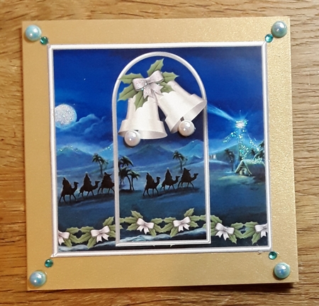 Holy Night - Triple Arch Card Mini Kit by Shirley Taylor
