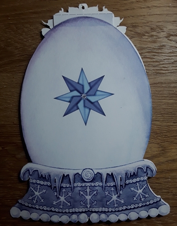 Snow Globe 1 - Shaped card Mini Kit by Shirley Taylor