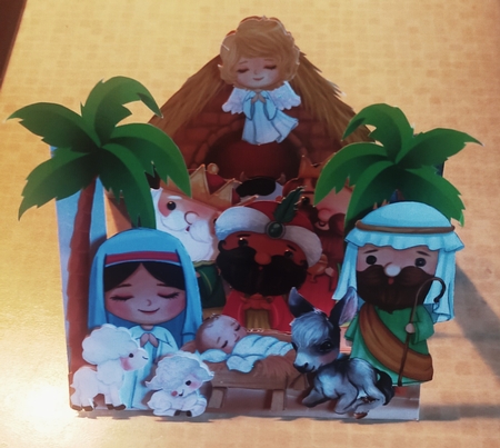 In Bethlehem 1 Centre Stepper Card by Shirley Taylor