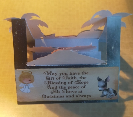 In Bethlehem 1 Centre Stepper Card by Shirley Taylor