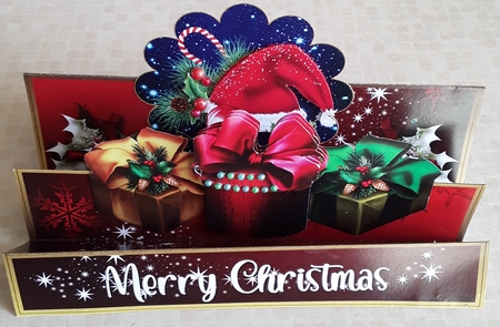 Merry Christmas 5 Stepper Card by Shirley Taylor