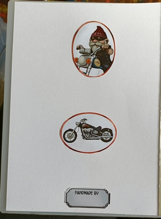 Matching blank insert for the design sheet - Retirement 7 by Shirley Taylor