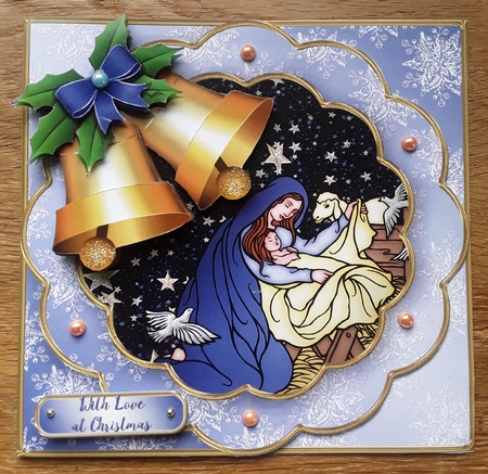 The Holy Nativity - Petal Card Mini Kit by Shirley Taylor