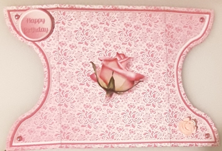 Pink Posy - Aperture Gatefold Card Mini Kit by Shirley Taylor