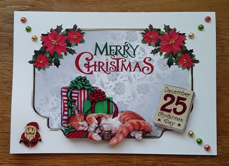 Matching insert for the design sheet - Twas The Night Before Christmas, by Shirley Taylor