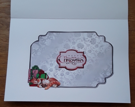 Matching insert for the design sheet - Twas The Night Before Christmas, by Shirley Taylor