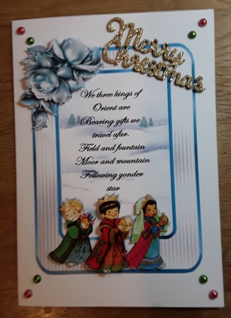 Matching insert for the design sheet - Carols at Christmas 2 by Shirley Taylor
