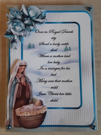 Matching insert for the design sheet - Carols at Christmas 3 by Shirley Taylor