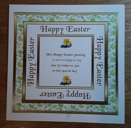 SC Cross with daffodils by Shirley Taylor