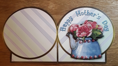 Tea & Flowers - Mothers Day Card by Shirley Taylor