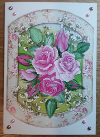 2,Beautiful Flower Toppers by Shirley Taylor