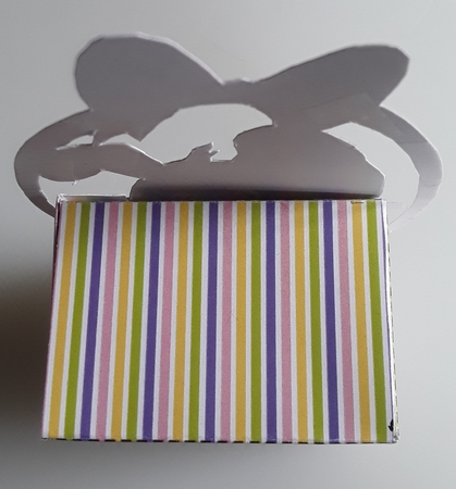 EASTER CHOCOLATE BUNNY BASKET HEAD FAVOR TREAT GIFT BOX by Shirley Taylor