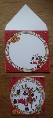 Santa is Dashin, Dancin, and Prancin 8x8 & A5 mini kit by Shirley Taylor