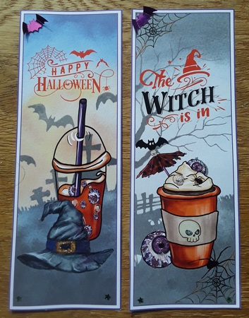 Halloween/Birthday 4 x Bookmarks 6 by Shirley Taylor