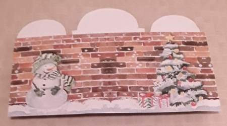 Over the Edge Christmas Door 2 by Shirley Taylor