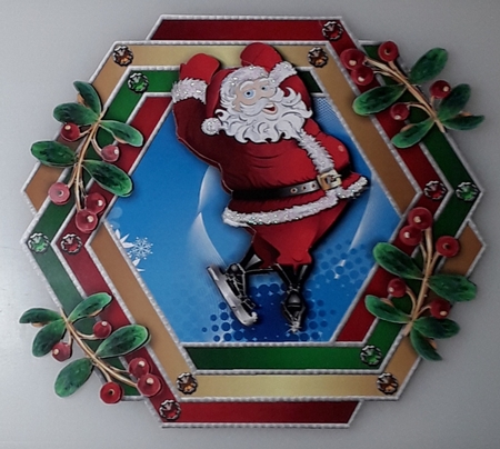 Over the Edge Christmas Fun Wreath - 1 by Shirley Taylor