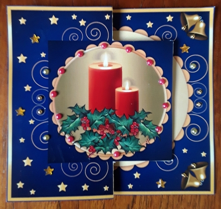 Christmas Scene and Window Fold Back 3 by Shirley Taylor