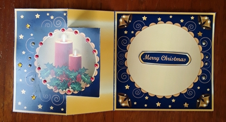 Christmas Scene and Window Fold Back 3 by Shirley Taylor