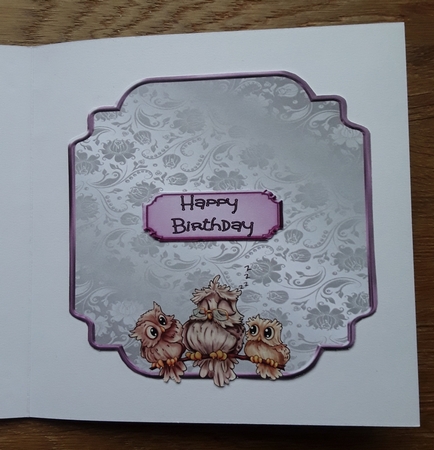 Matching blank insert sheet for the design sheet - I Think Shes Snoring  by Shirley Taylor